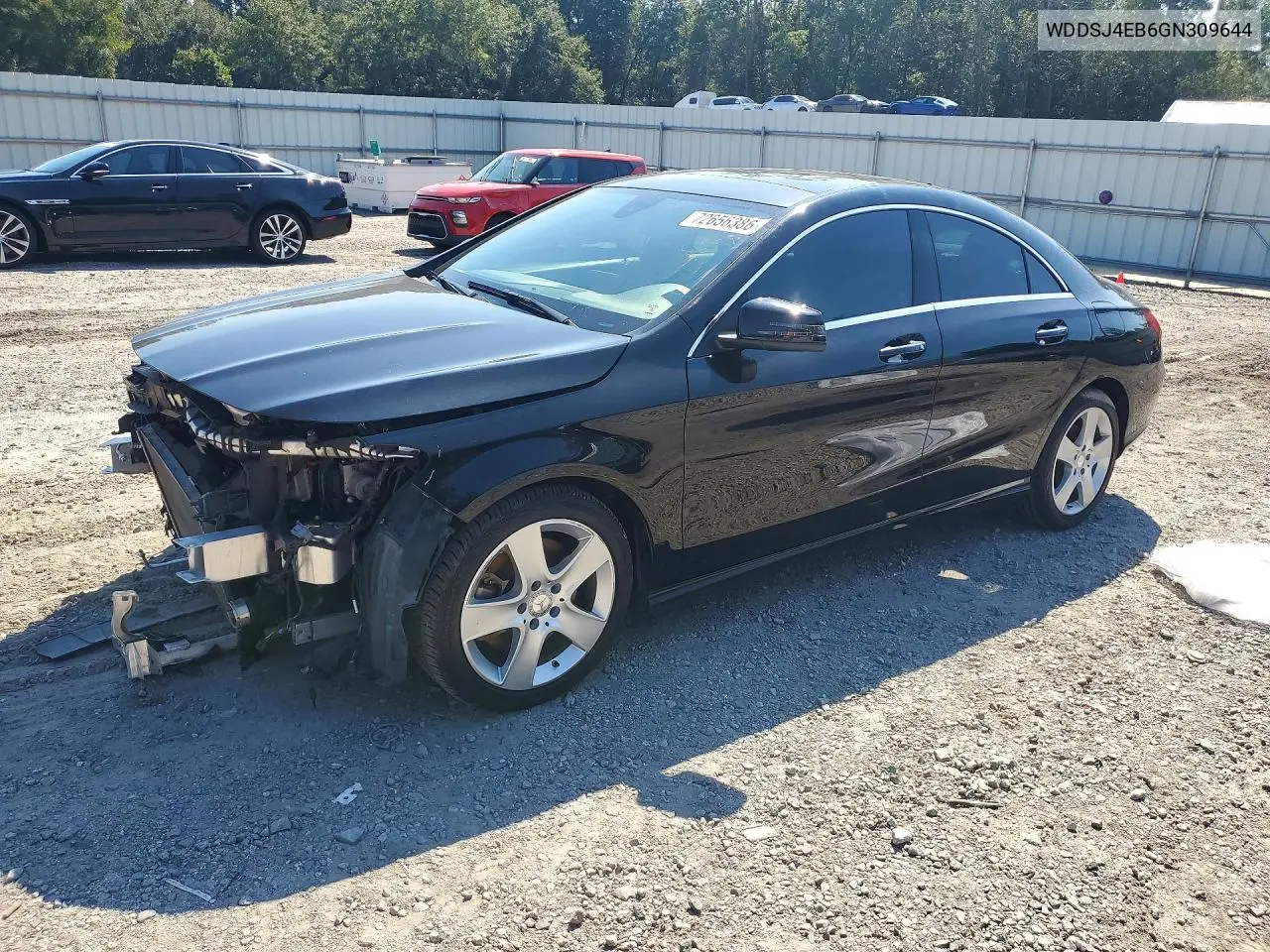 MERCEDES CLA-KLASSE 2016, VIN WDDSJ4EB6GN309644