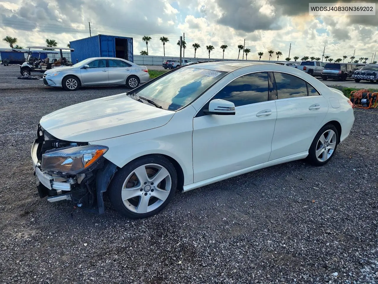MERCEDES CLA-KLASSE 2016, VIN WDDSJ4GB3GN369202