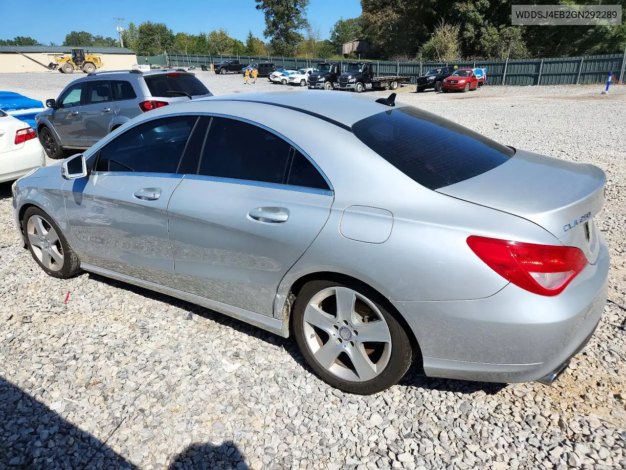 2016 MERCEDES CLA-KLASSE VIN WDDSJ4EB2GN292289 — фото 2