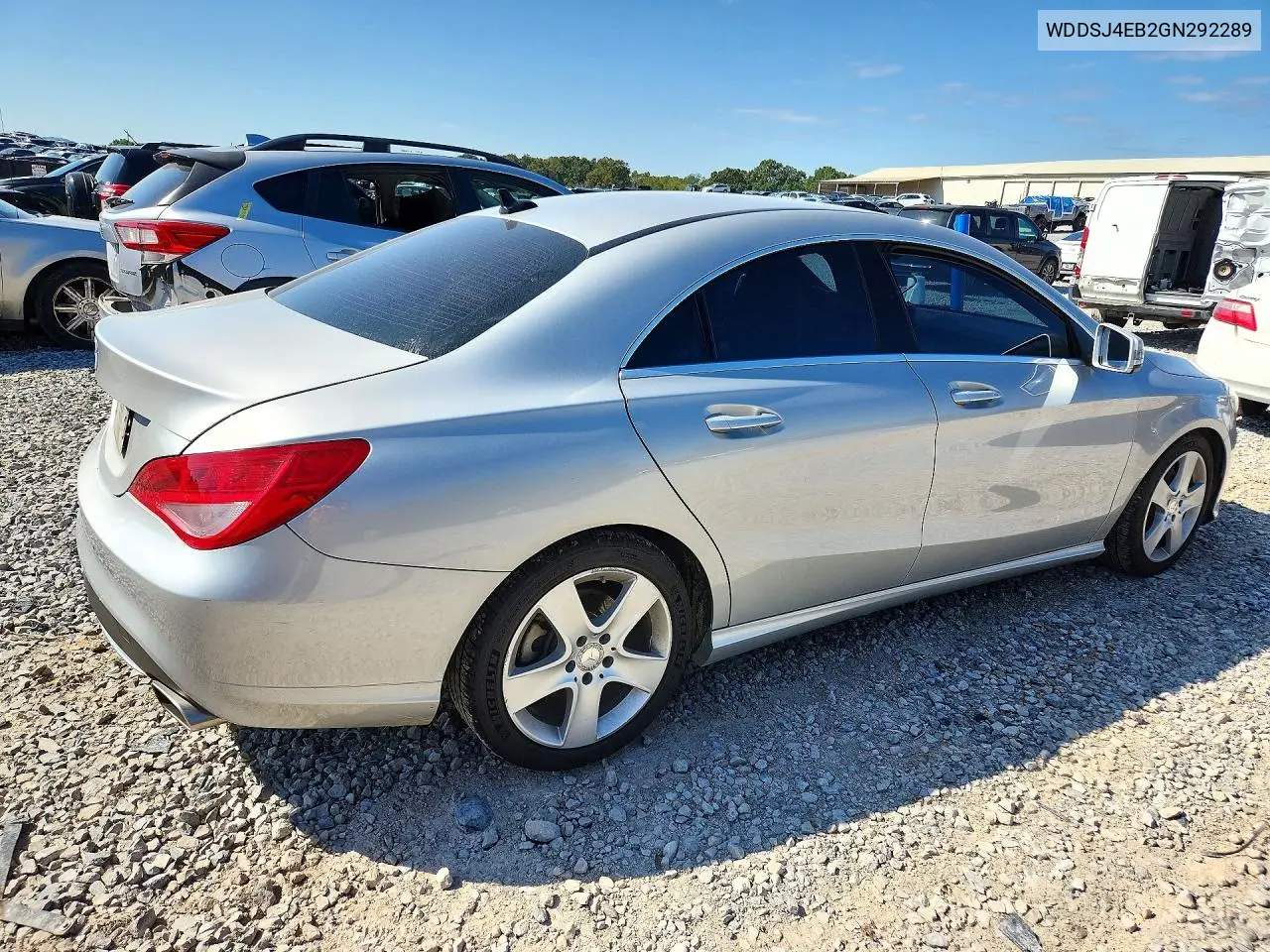 2016 MERCEDES CLA-KLASSE VIN WDDSJ4EB2GN292289 — фото 3