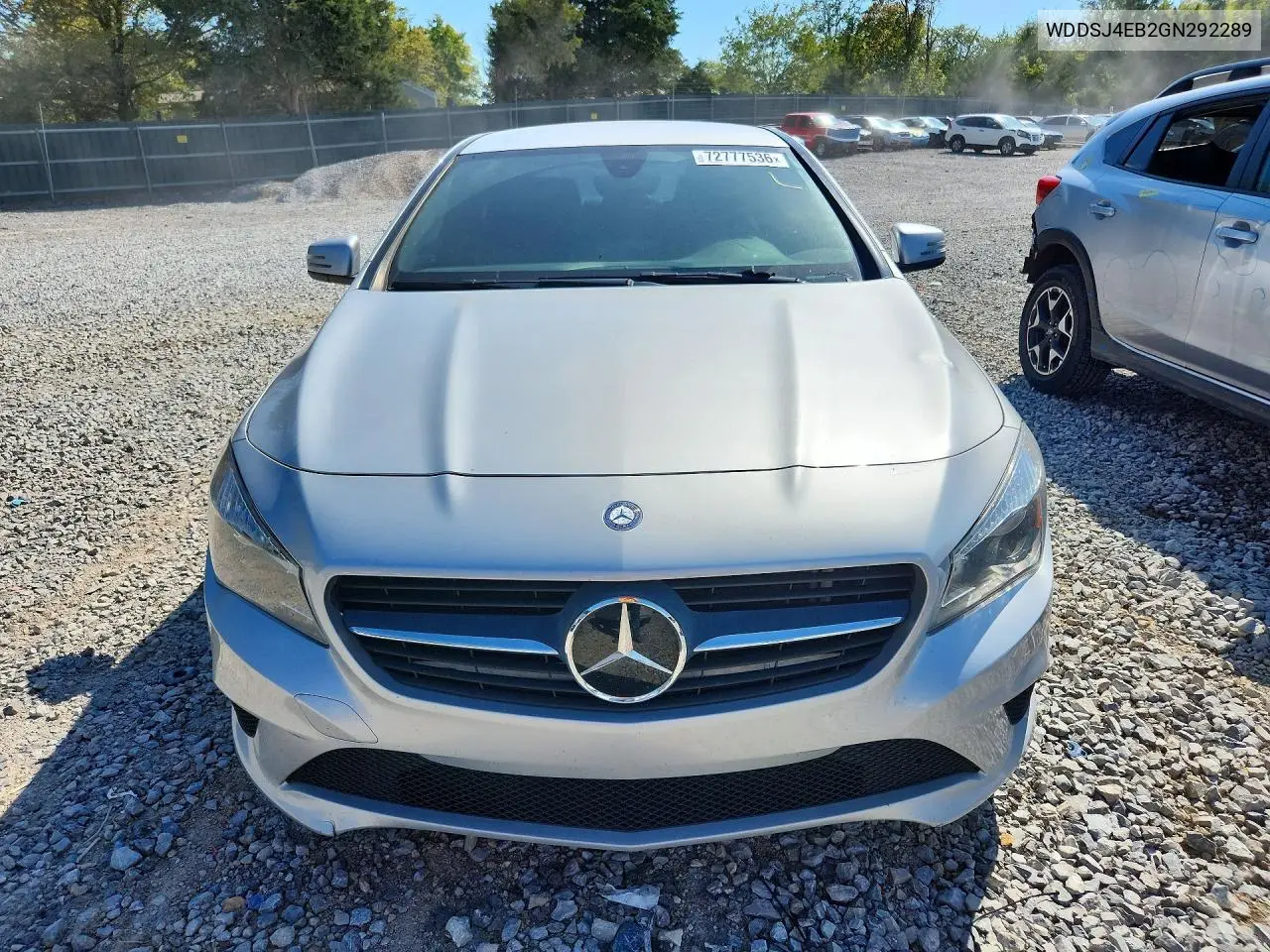2016 MERCEDES CLA-KLASSE VIN WDDSJ4EB2GN292289 — фото 5