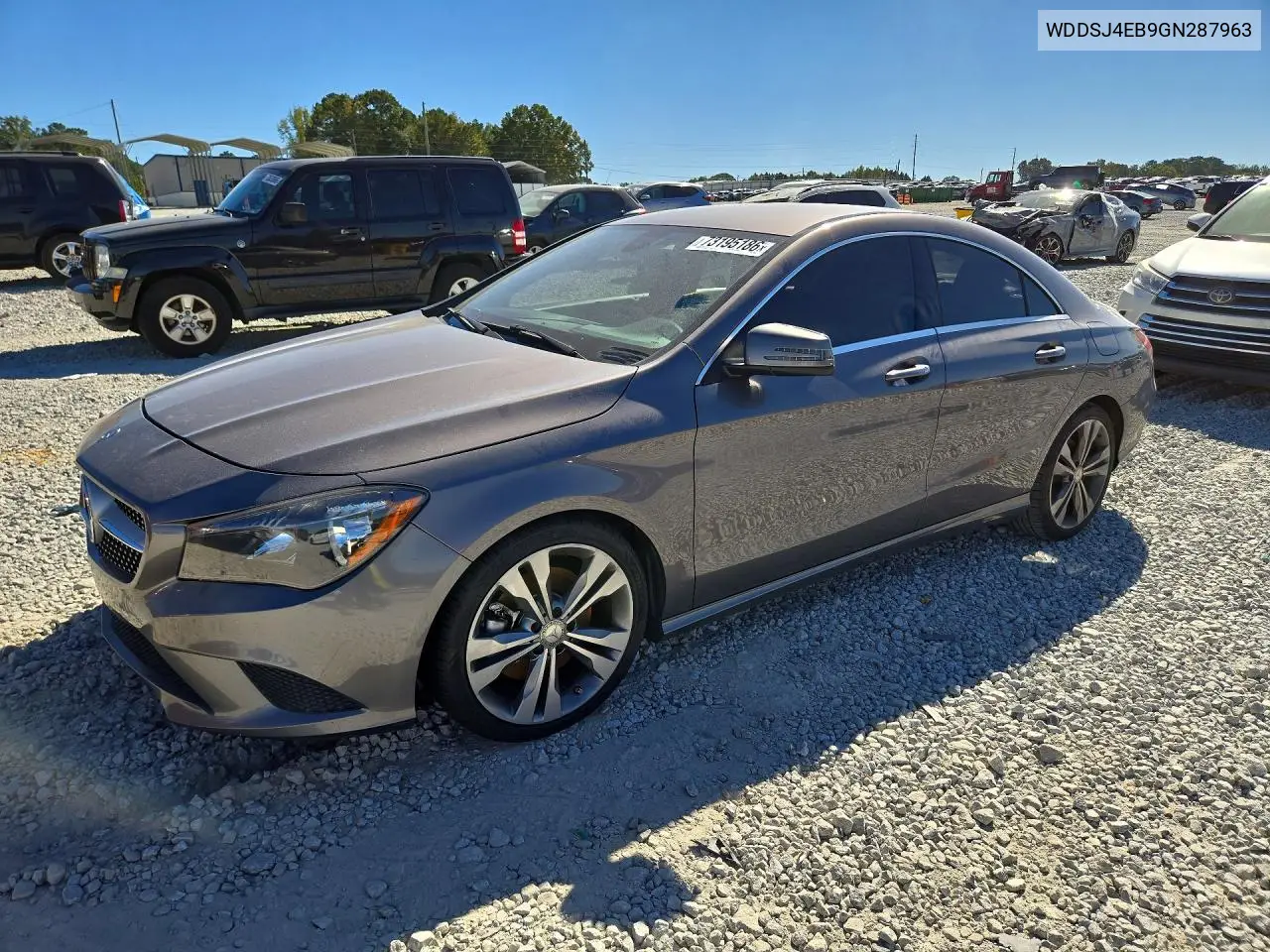MERCEDES CLA-KLASSE 2016, VIN WDDSJ4EB9GN287963