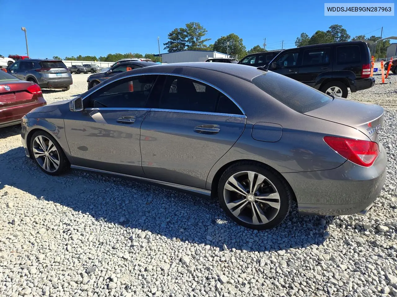 2016 MERCEDES CLA-KLASSE VIN WDDSJ4EB9GN287963 — фото 2