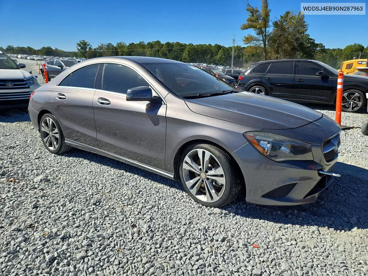 2016 MERCEDES CLA-KLASSE VIN WDDSJ4EB9GN287963 — фото 4