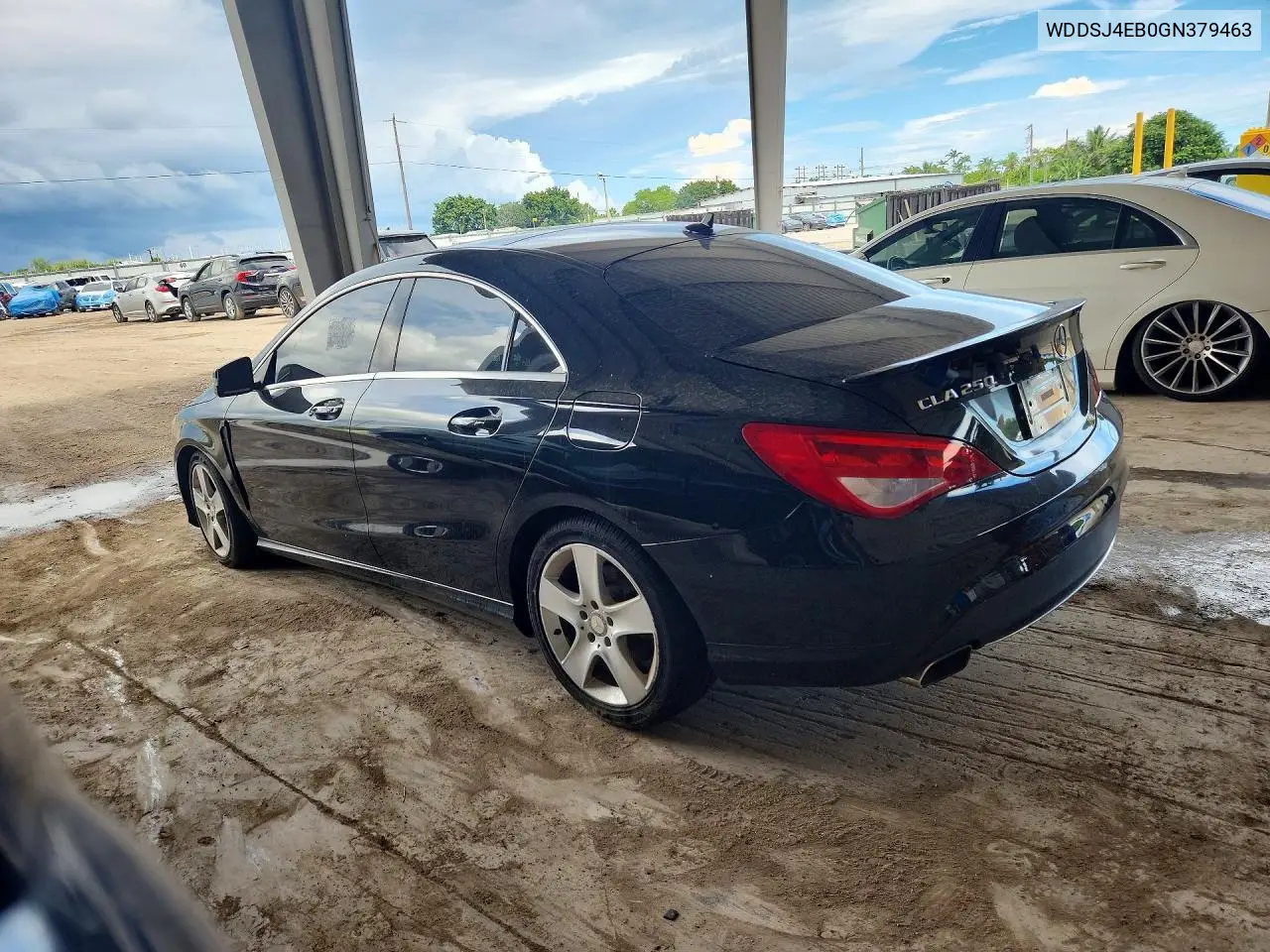 2016 MERCEDES CLA-KLASSE VIN WDDSJ4EB0GN379463 — фото 2