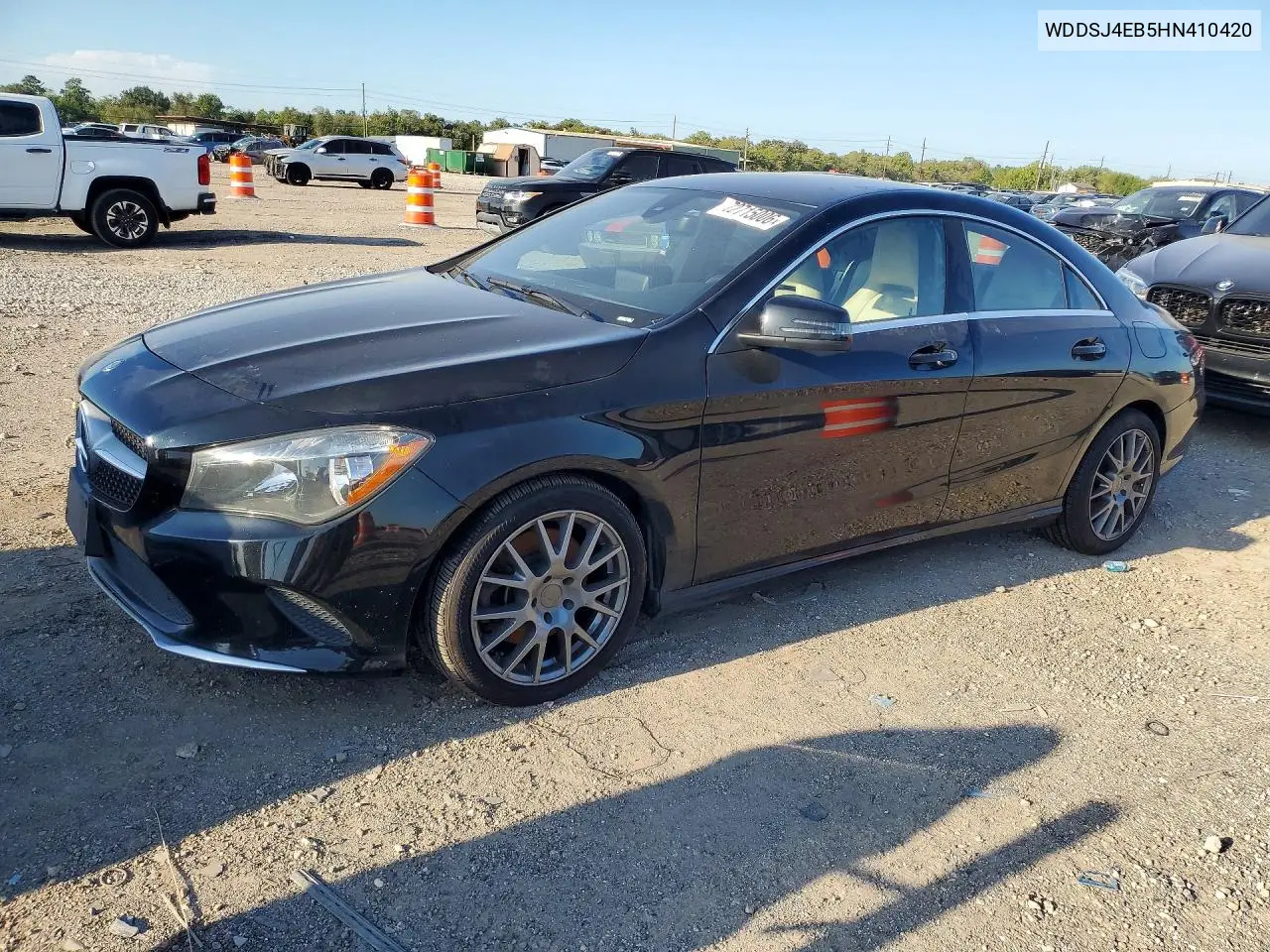 MERCEDES CLA-KLASSE 2017, VIN WDDSJ4EB5HN410420