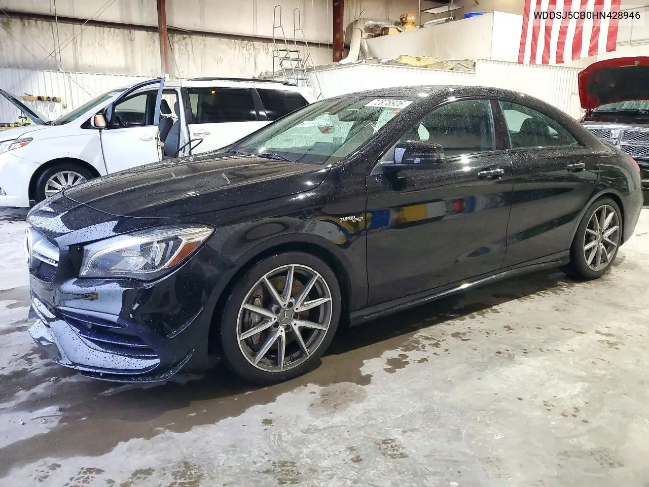 MERCEDES CLA-KLASSE 2017, VIN WDDSJ5CB0HN428946