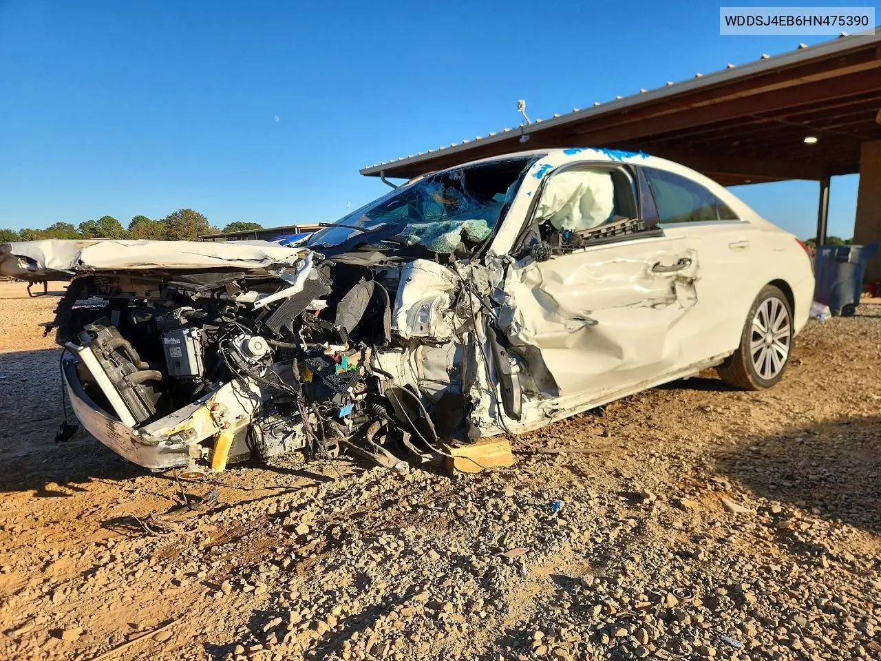 MERCEDES CLA-KLASSE 2017, VIN WDDSJ4EB6HN475390