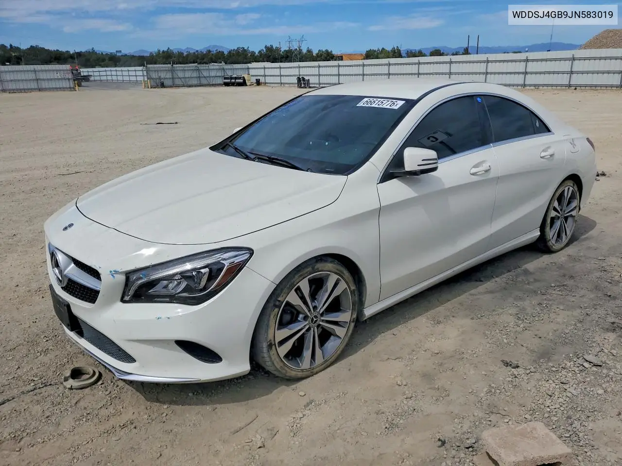 MERCEDES CLA-KLASSE 2018, VIN WDDSJ4GB9JN583019