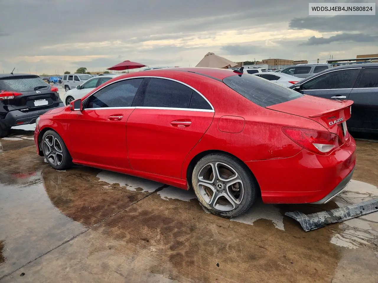 2018 MERCEDES CLA-KLASSE VIN WDDSJ4EB4JN580824 — фото 2