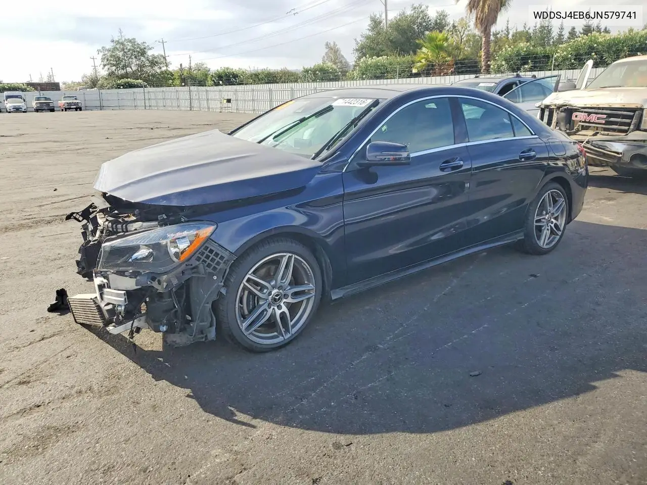 MERCEDES CLA-KLASSE 2018, VIN WDDSJ4EB6JN579741
