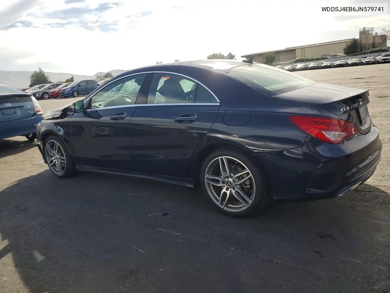 2018 MERCEDES CLA-KLASSE VIN WDDSJ4EB6JN579741 — фото 2