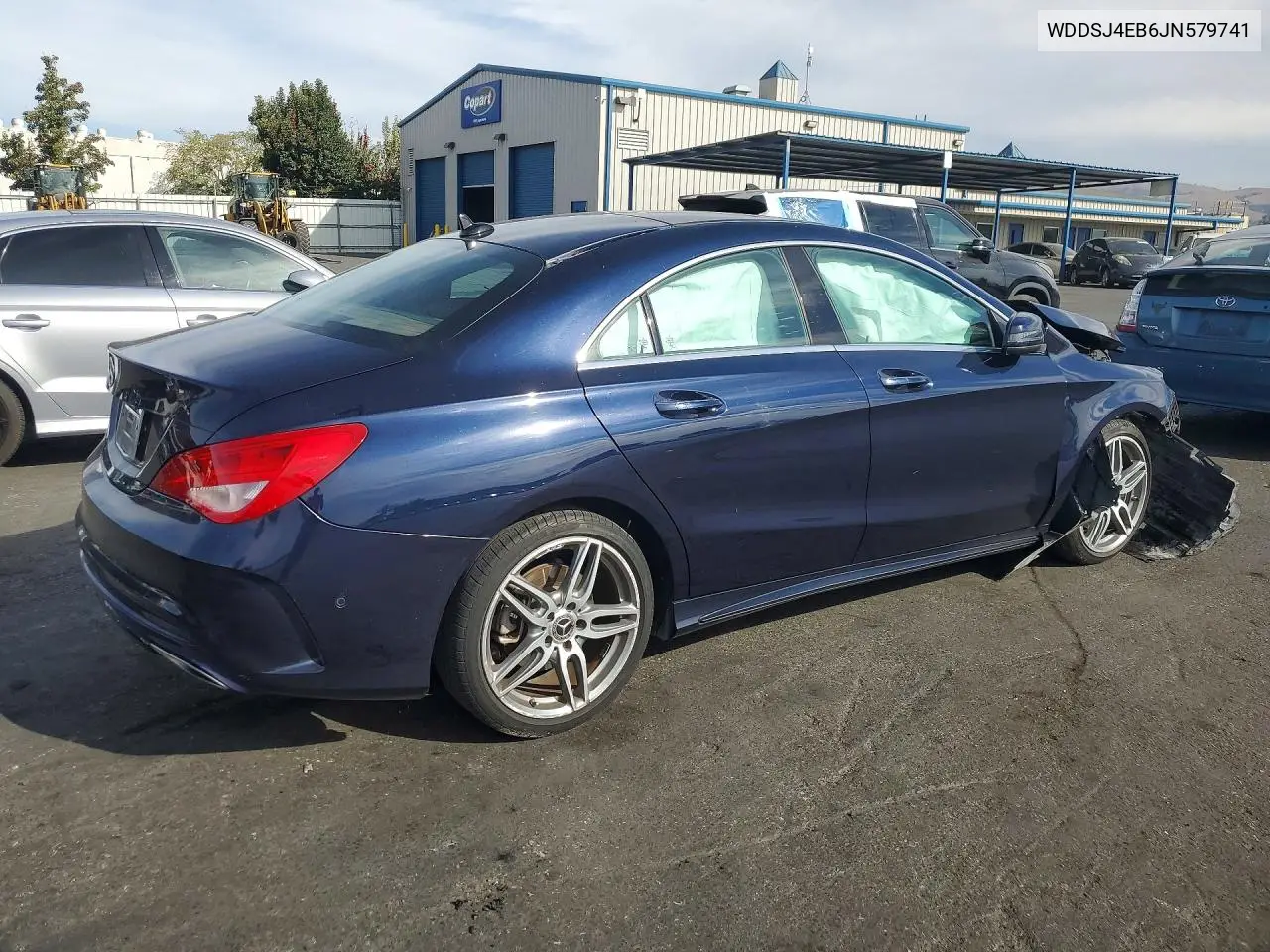 2018 MERCEDES CLA-KLASSE VIN WDDSJ4EB6JN579741 — фото 3