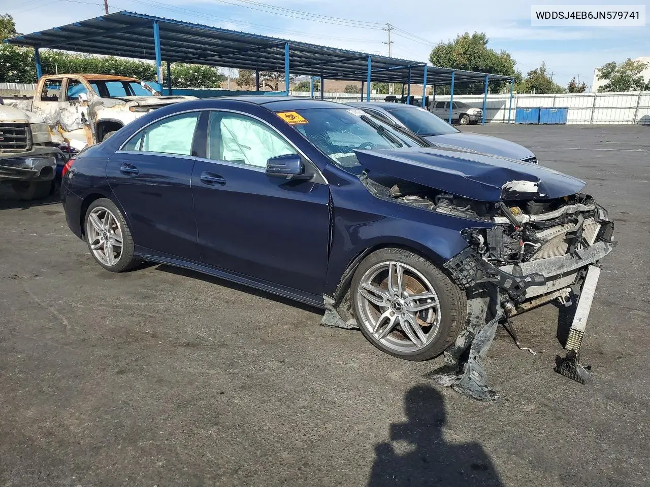 2018 MERCEDES CLA-KLASSE VIN WDDSJ4EB6JN579741 — фото 4