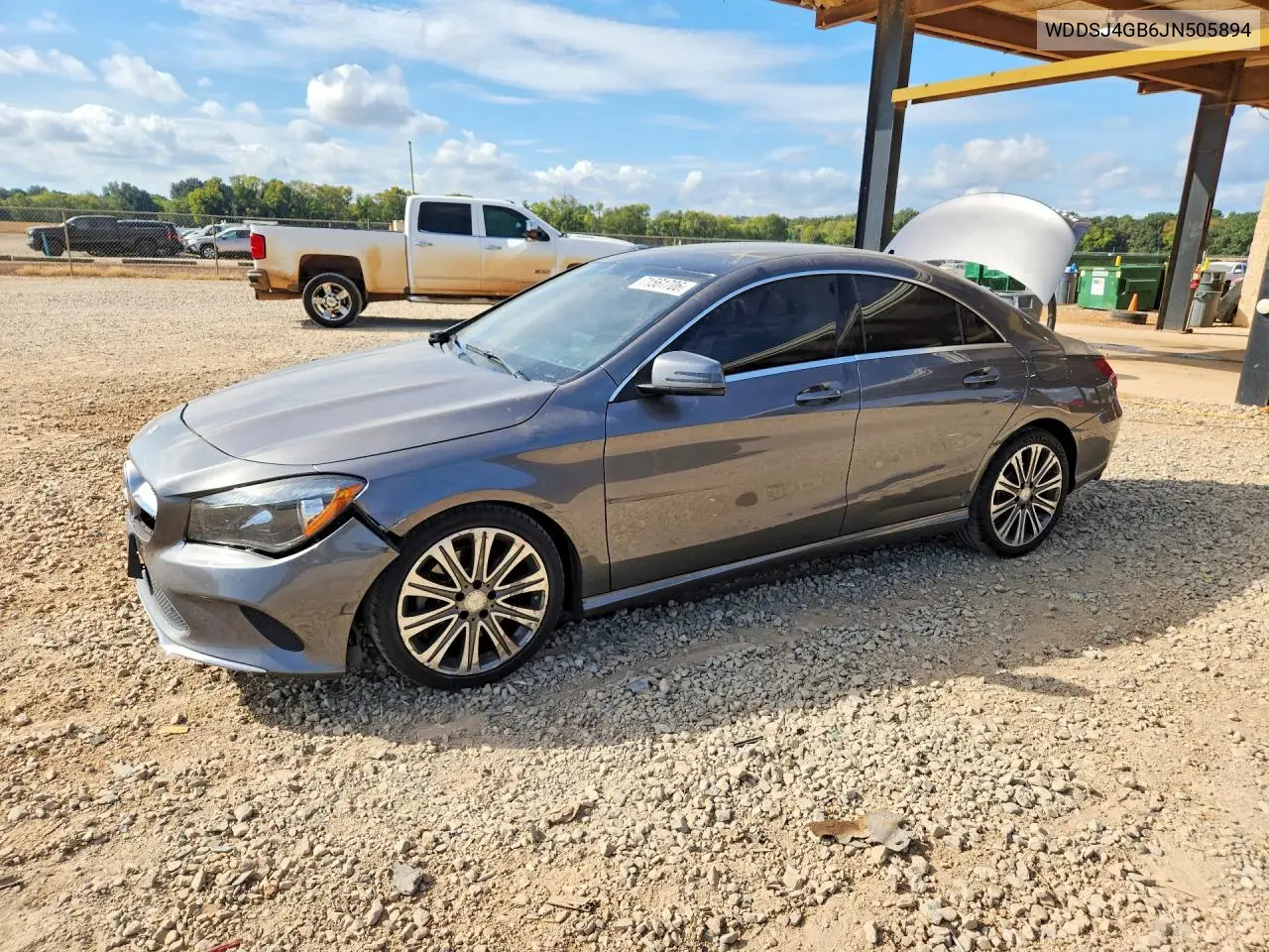 MERCEDES CLA-KLASSE 2018, VIN WDDSJ4GB6JN505894