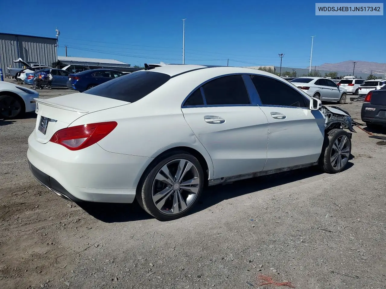 2018 MERCEDES CLA-KLASSE VIN WDDSJ4EB1JN517342 — фото 3