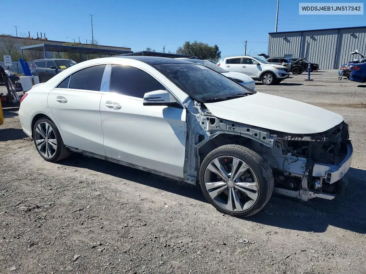 2018 MERCEDES CLA-KLASSE VIN WDDSJ4EB1JN517342 — фото 4