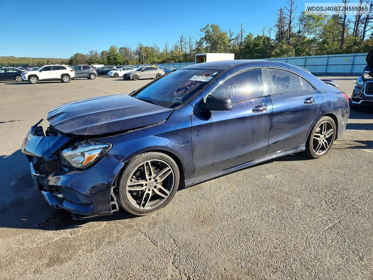 MERCEDES CLA-KLASSE 2018, VIN WDDSJ4GB7JN559365