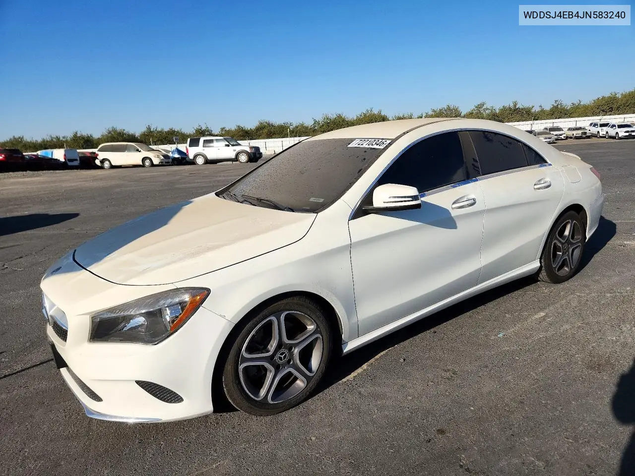MERCEDES CLA-KLASSE 2018, VIN WDDSJ4EB4JN583240