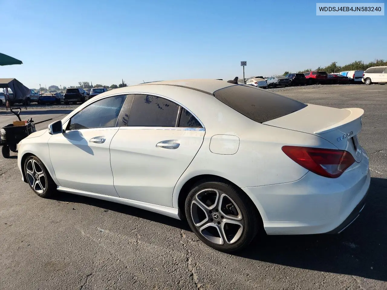 2018 MERCEDES CLA-KLASSE VIN WDDSJ4EB4JN583240 — фото 2