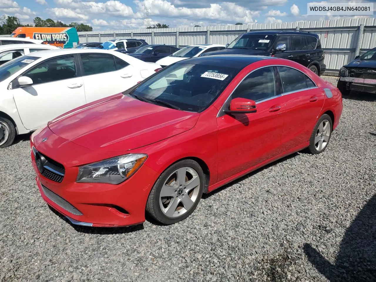 MERCEDES CLA-KLASSE 2018, VIN WDDSJ4GB4JN640081