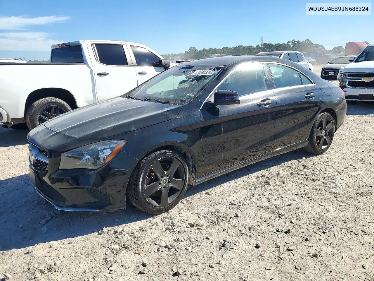 MERCEDES CLA-KLASSE 2018, VIN WDDSJ4EB9JN688324