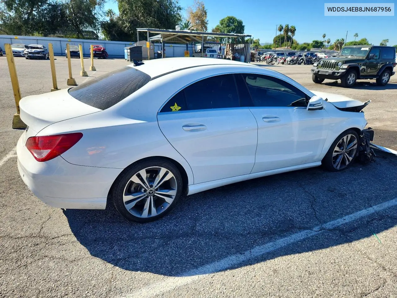 2018 MERCEDES CLA-KLASSE VIN WDDSJ4EB8JN687956 — фото 3