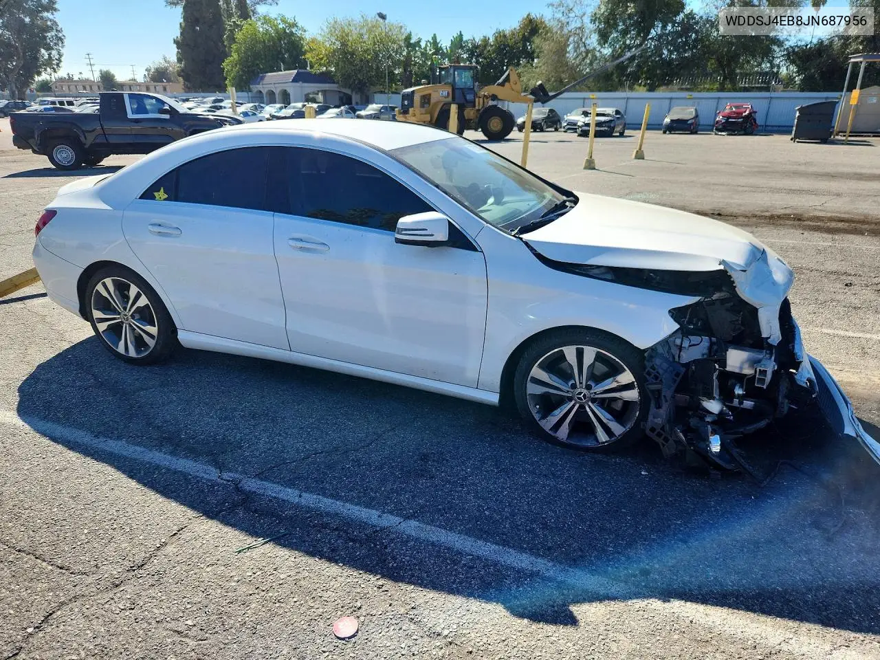 2018 MERCEDES CLA-KLASSE VIN WDDSJ4EB8JN687956 — фото 4