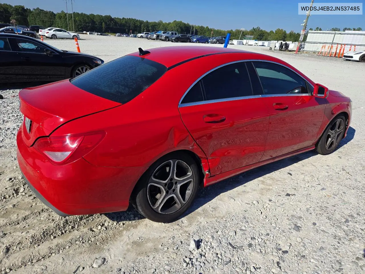 2018 MERCEDES CLA-KLASSE VIN WDDSJ4EB2JN537485 — фото 3