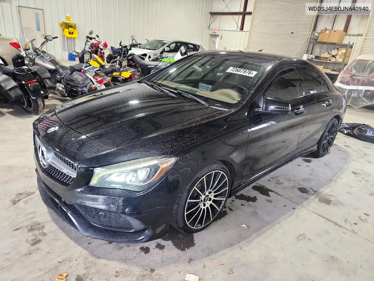 MERCEDES CLA-KLASSE 2018, VIN WDDSJ4EB0JN640940