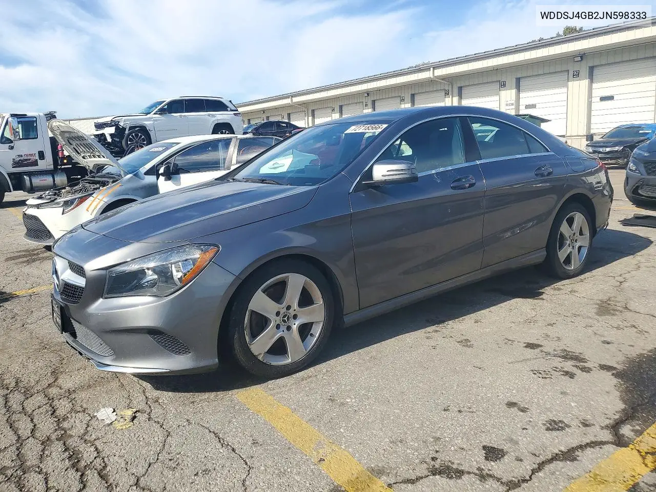 MERCEDES CLA-KLASSE 2018, VIN WDDSJ4GB2JN598333