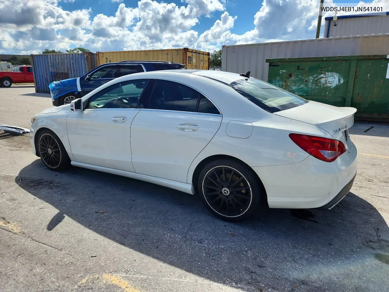 2018 MERCEDES CLA-KLASSE VIN WDDSJ4EB1JN541401 — фото 2