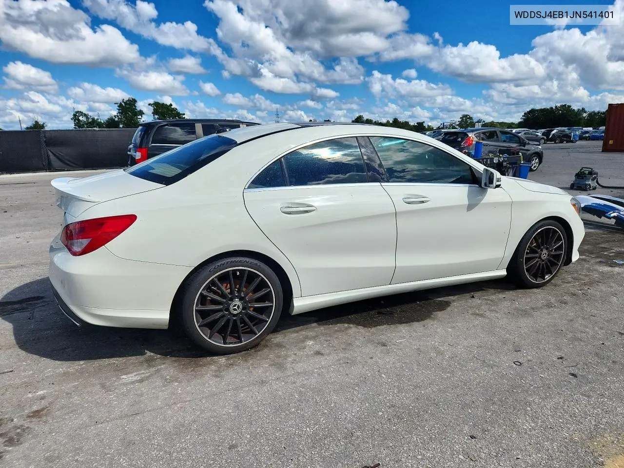 2018 MERCEDES CLA-KLASSE VIN WDDSJ4EB1JN541401 — фото 3