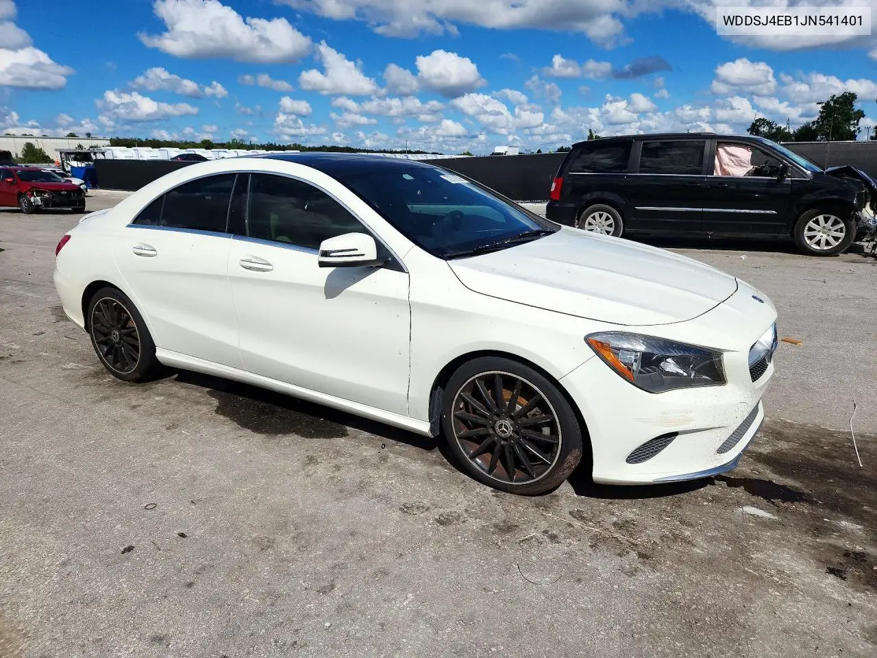 2018 MERCEDES CLA-KLASSE VIN WDDSJ4EB1JN541401 — фото 4