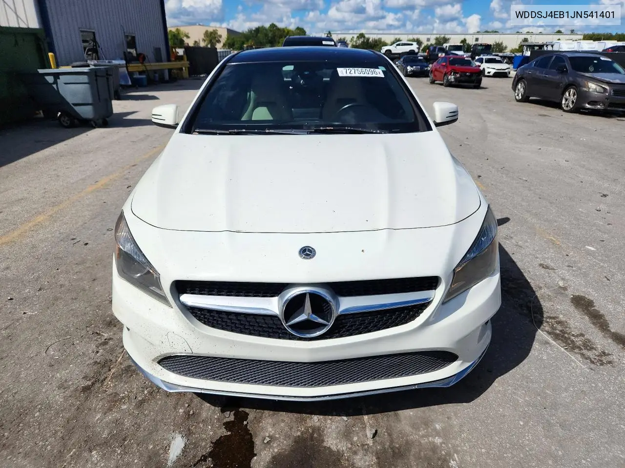 2018 MERCEDES CLA-KLASSE VIN WDDSJ4EB1JN541401 — фото 5