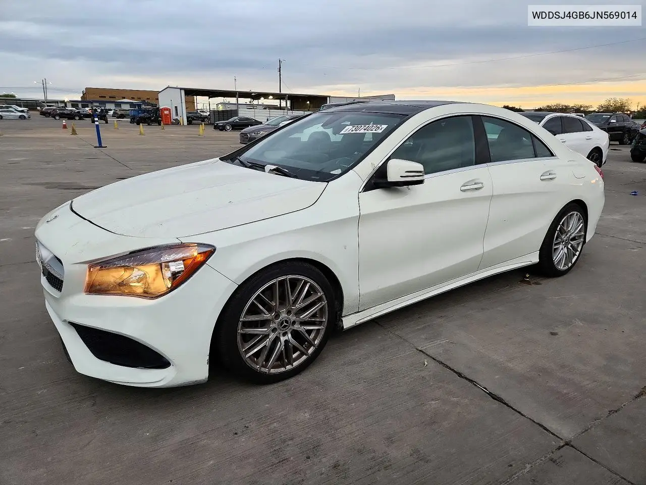 MERCEDES CLA-KLASSE 2018, VIN WDDSJ4GB6JN569014