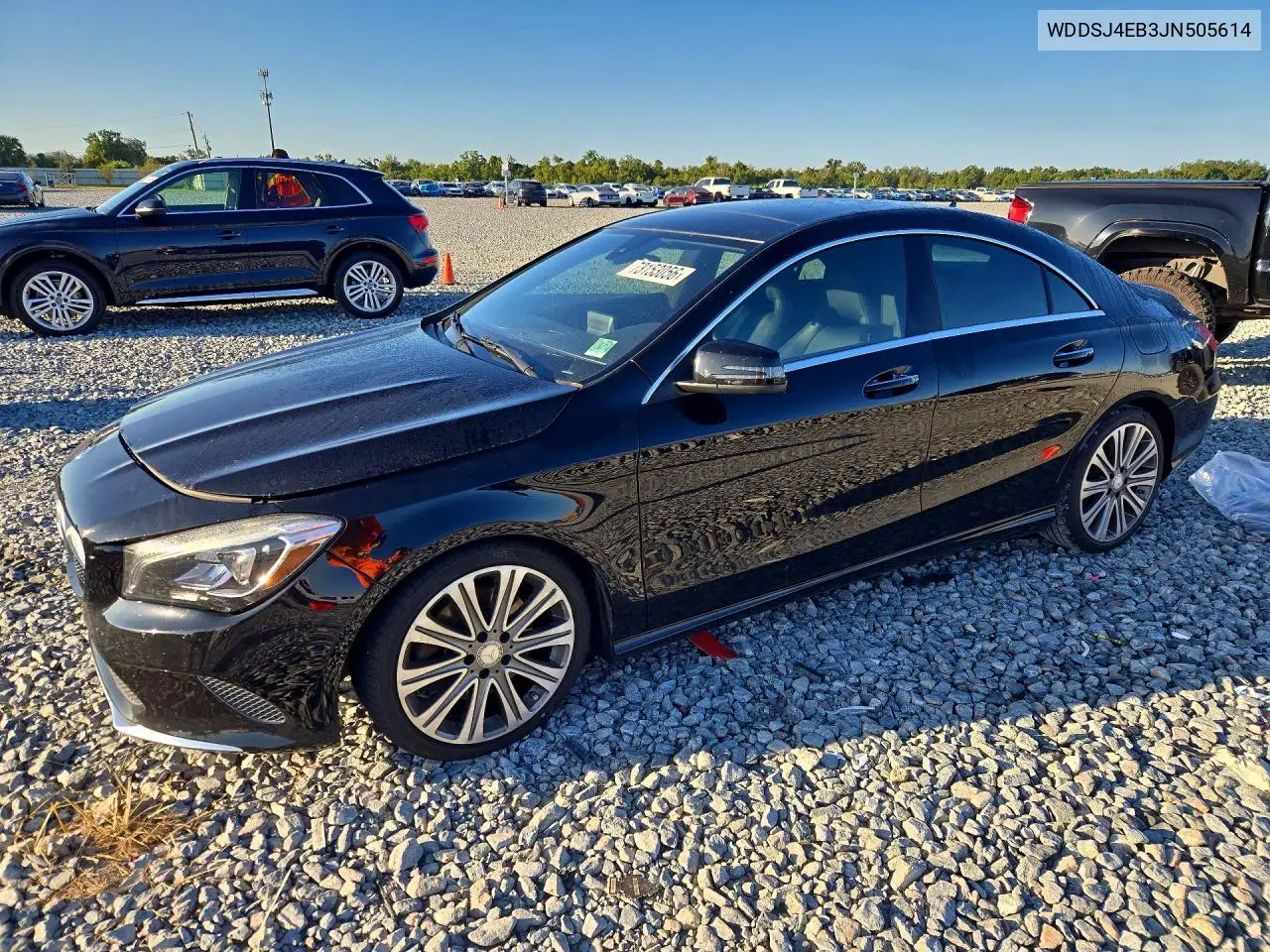 MERCEDES CLA-KLASSE 2018, VIN WDDSJ4EB3JN505614