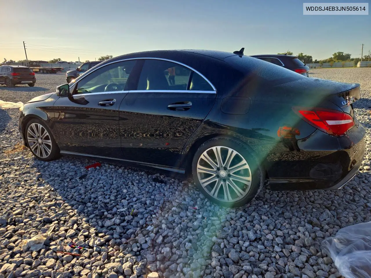 2018 MERCEDES CLA-KLASSE VIN WDDSJ4EB3JN505614 — фото 2