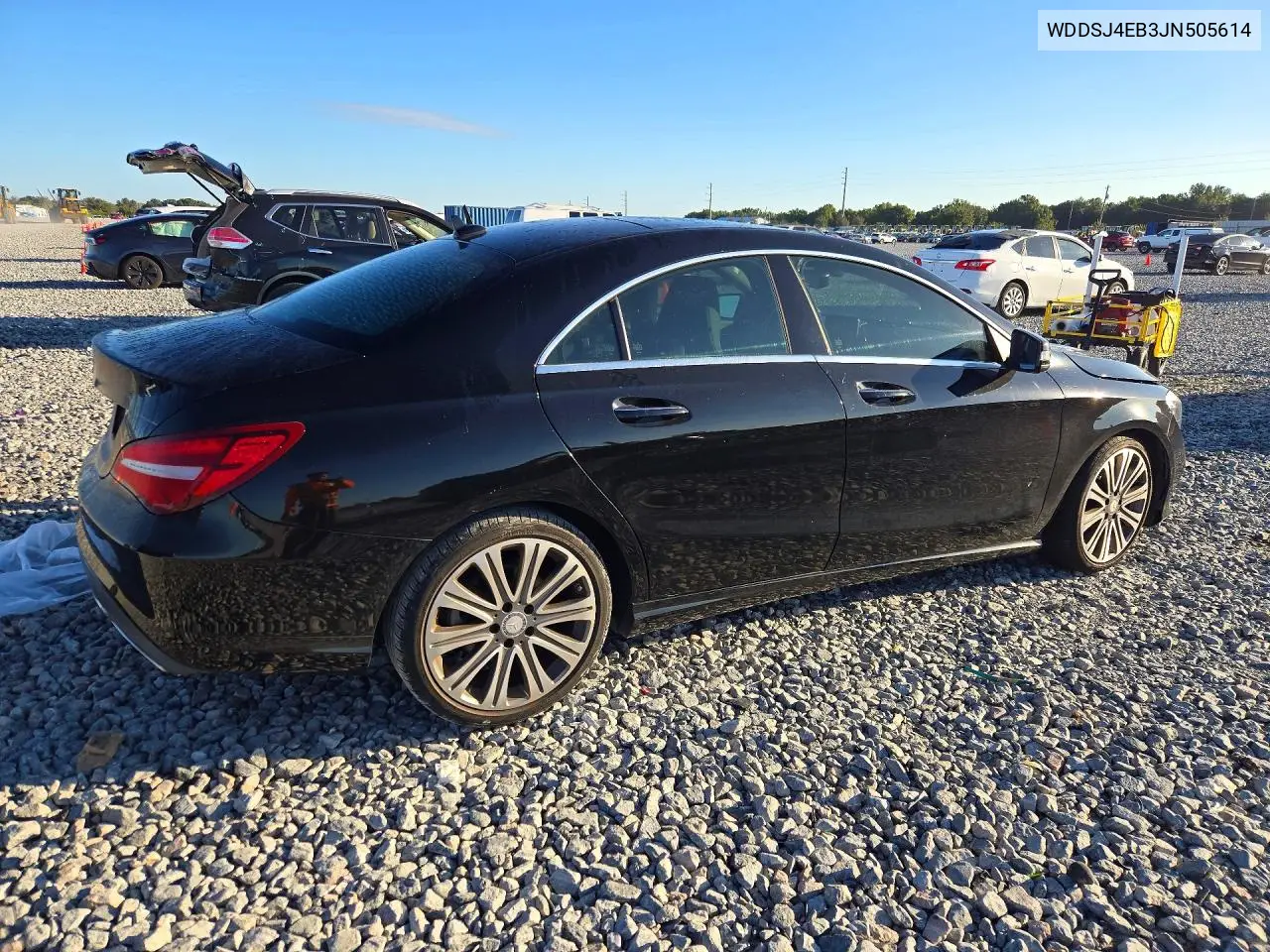 2018 MERCEDES CLA-KLASSE VIN WDDSJ4EB3JN505614 — фото 3