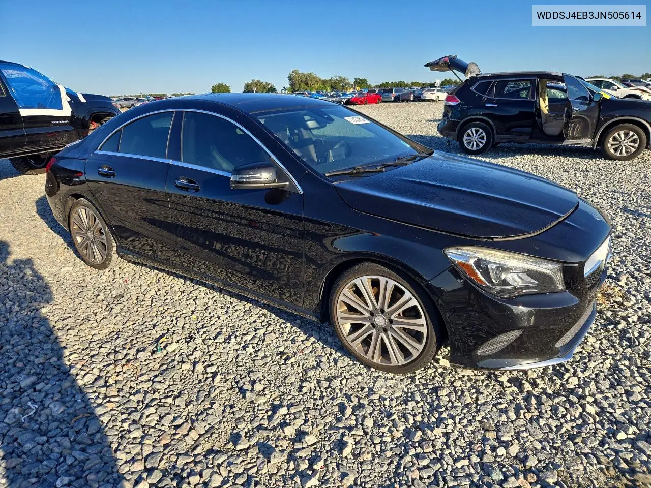 2018 MERCEDES CLA-KLASSE VIN WDDSJ4EB3JN505614 — фото 4