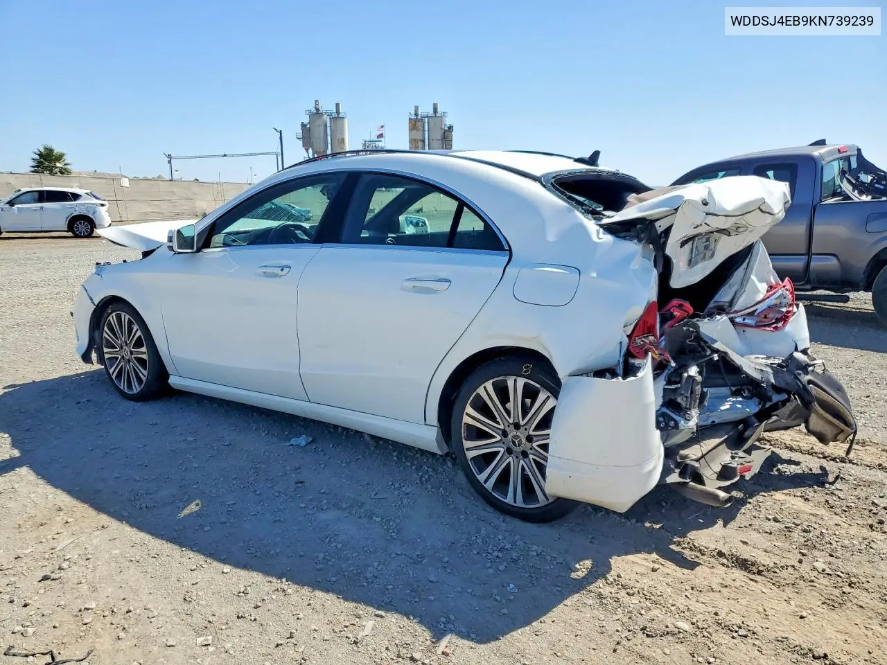 2019 MERCEDES CLA-KLASSE VIN WDDSJ4EB9KN739239 — фото 2