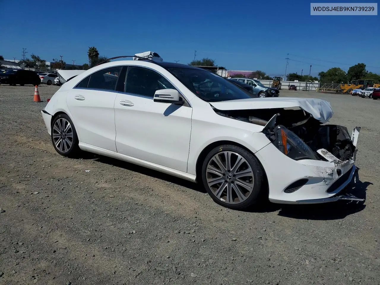 2019 MERCEDES CLA-KLASSE VIN WDDSJ4EB9KN739239 — фото 4
