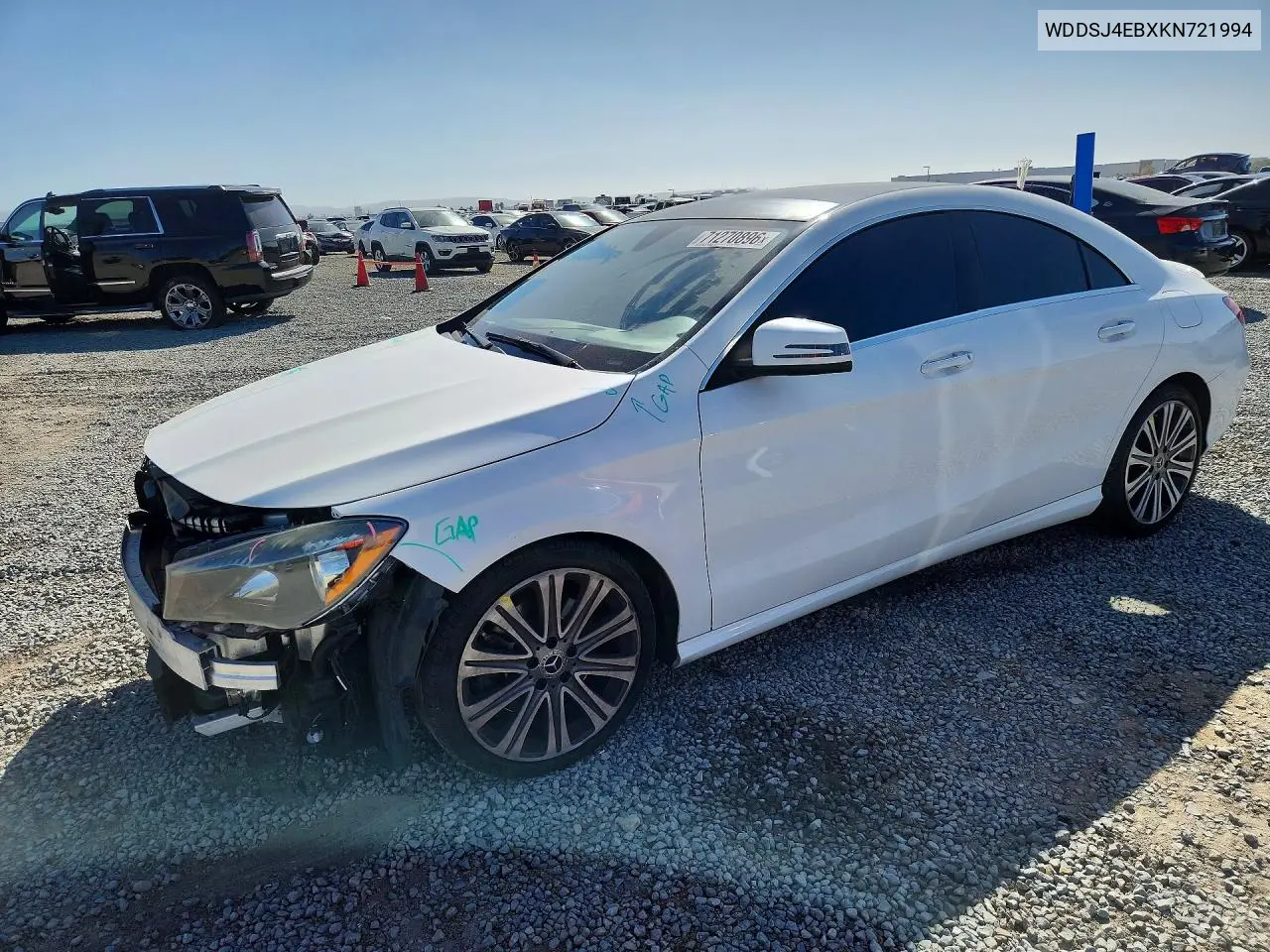 MERCEDES CLA-KLASSE 2019, VIN WDDSJ4EBXKN721994
