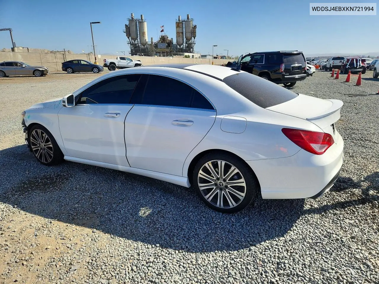 2019 MERCEDES CLA-KLASSE VIN WDDSJ4EBXKN721994 — фото 2