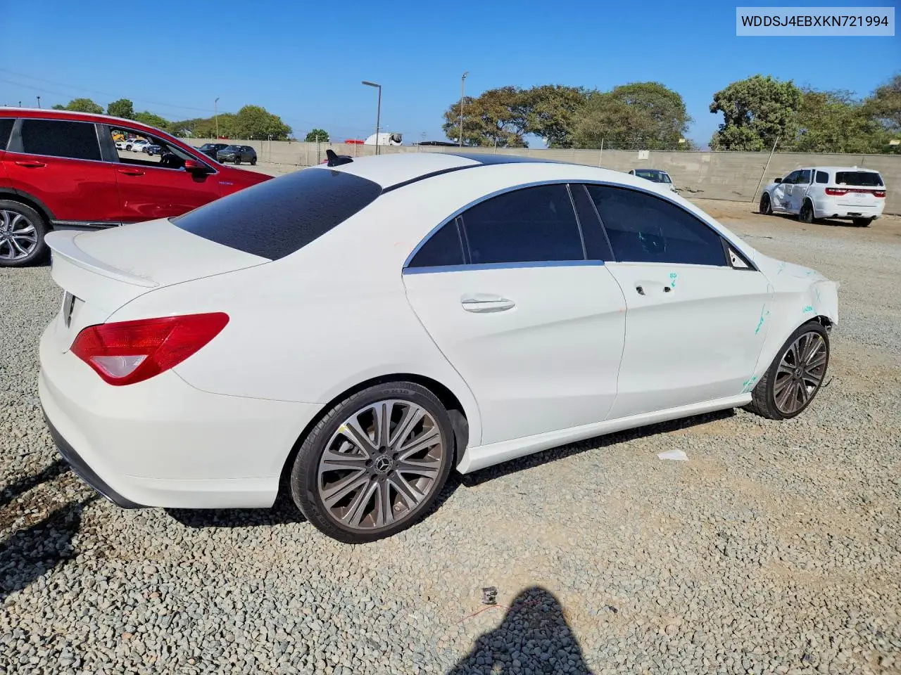 2019 MERCEDES CLA-KLASSE VIN WDDSJ4EBXKN721994 — фото 3