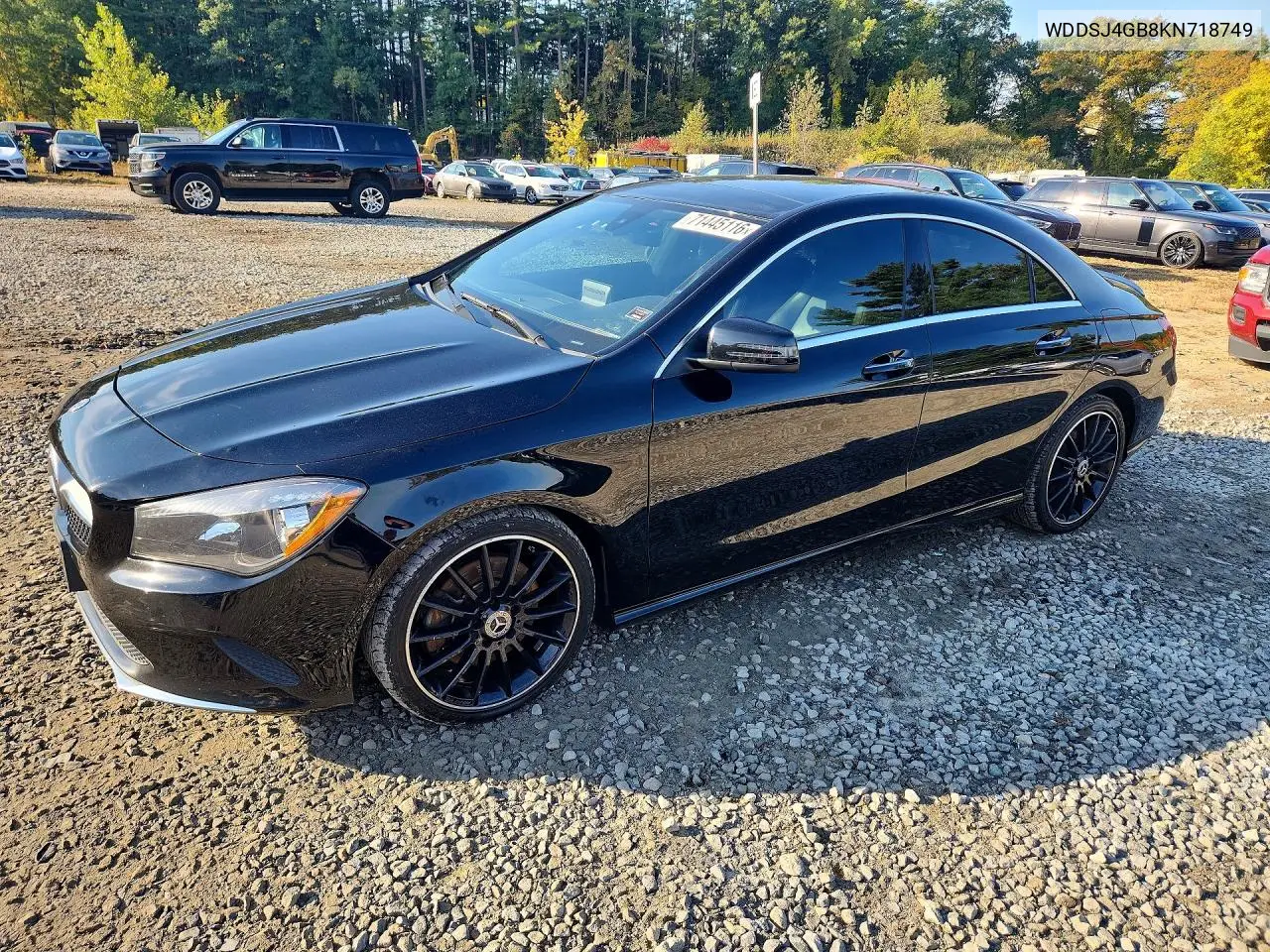 MERCEDES CLA-KLASSE 2019, VIN WDDSJ4GB8KN718749