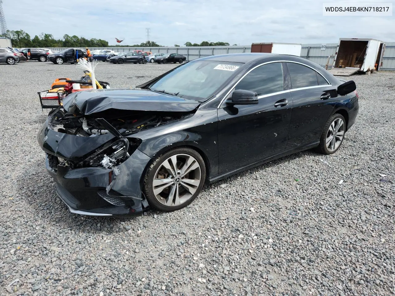 MERCEDES CLA-KLASSE 2019, VIN WDDSJ4EB4KN718217