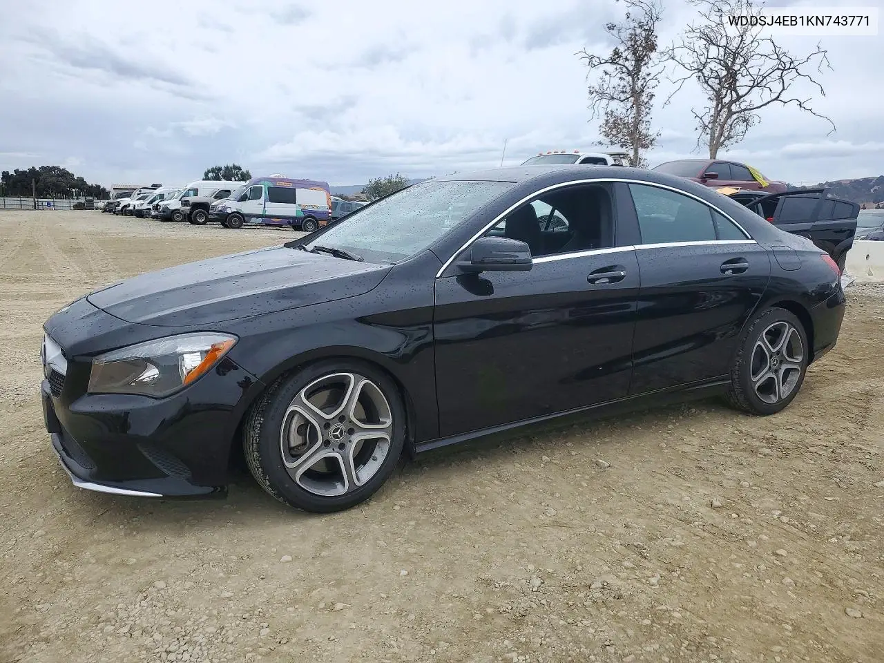 MERCEDES CLA-KLASSE 2019, VIN WDDSJ4EB1KN743771
