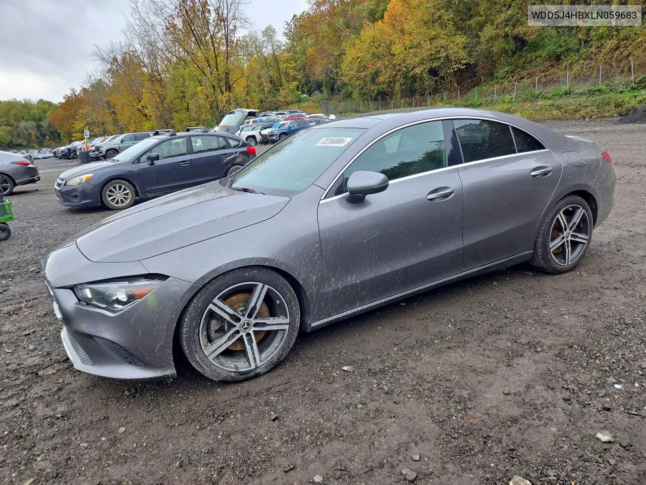 MERCEDES CLA-KLASSE 2020, VIN WDD5J4HBXLN059683
