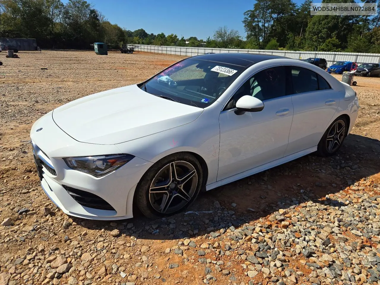 MERCEDES CLA-KLASSE 2020, VIN WDD5J4HB8LN072884